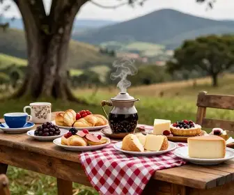 Cafés Coloniais: Delícias da Serra Gaúcha Cafés Coloniais: Delícias da Serra Gaúcha