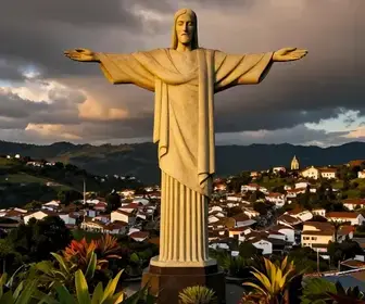 Cristo Protetor de Encantado: Um Ícone de Fé e Beleza no RS
