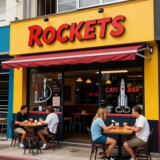 Descubra o Rockets Café Bar